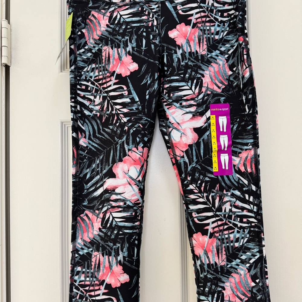 NWT - THREE (3 bundle) size MEDIUM CROPPED LEGGINGS